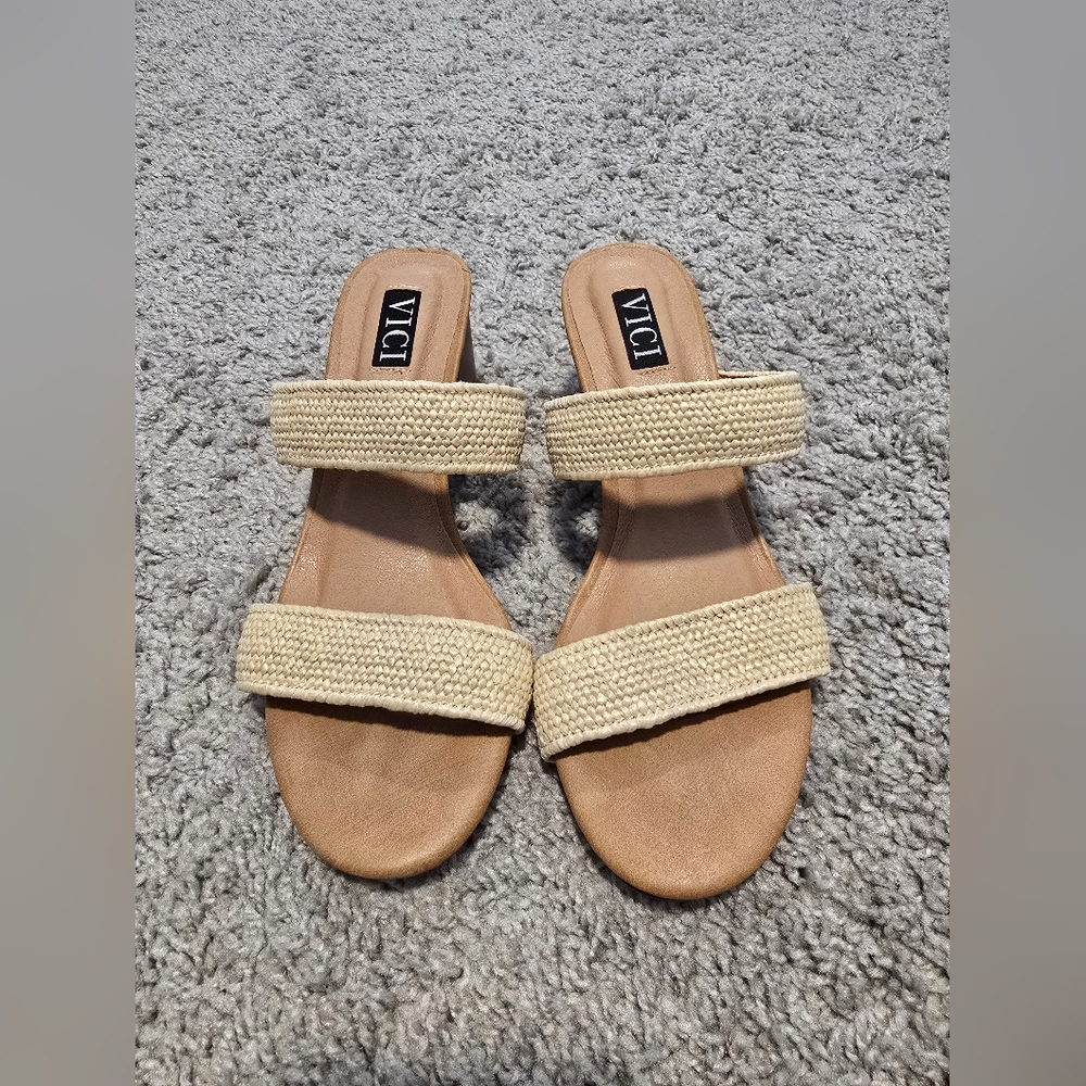 Woven Heeled Sandal